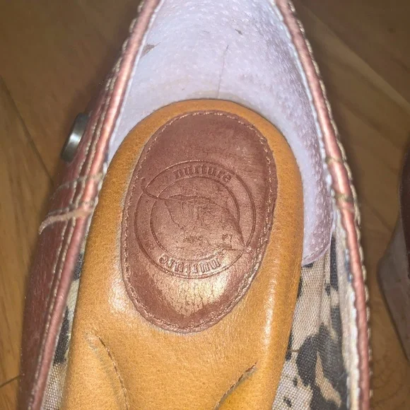 Nurture Peep Toe Metallic Cork Wedges - Picture 4 of 14